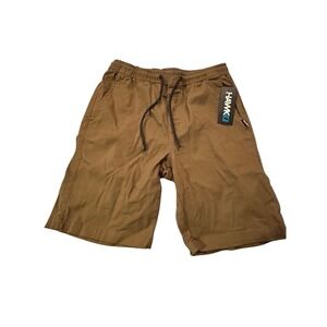 Tony Hawk Men's Brown Casual Stretch Twill Shorts Size Small Brand New With Tags